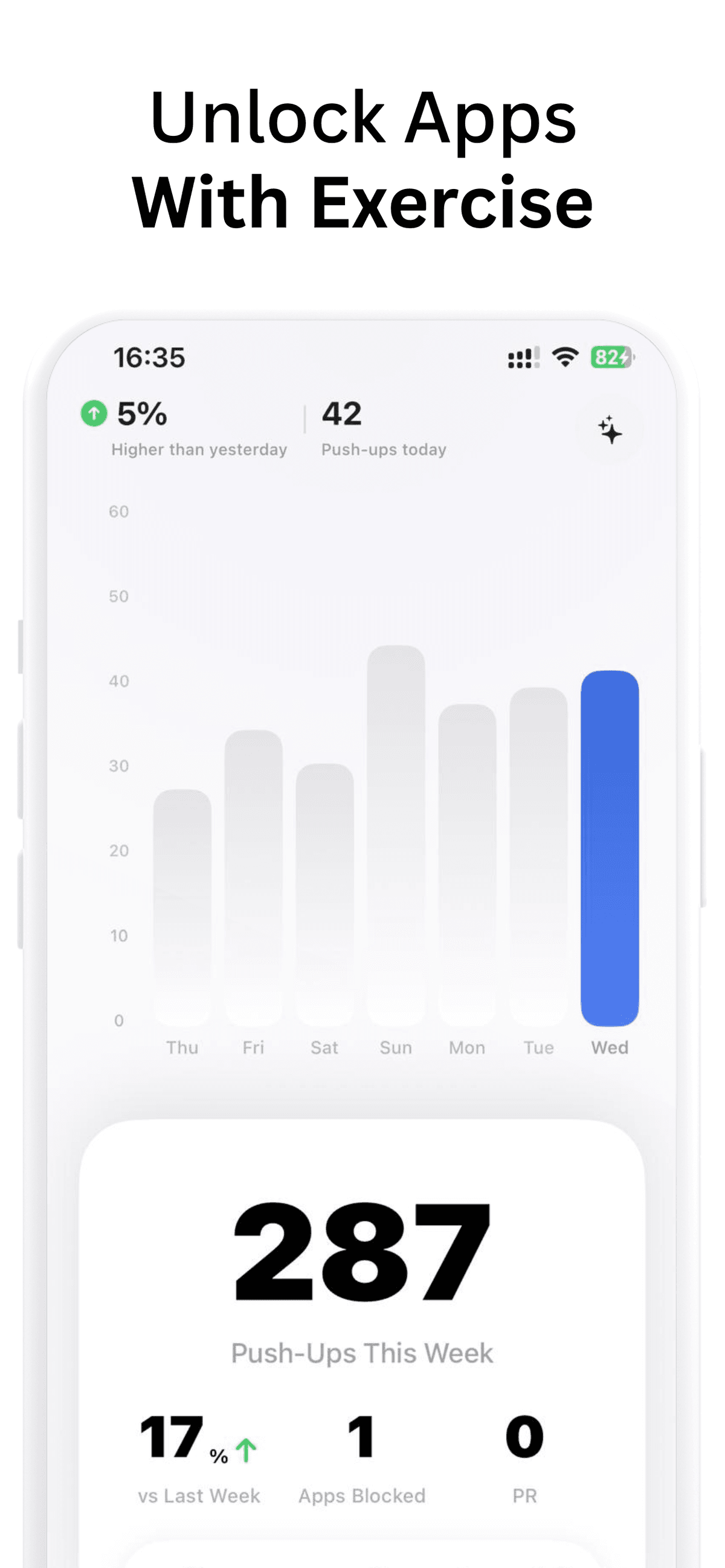 PushUp Time App Screenshot
